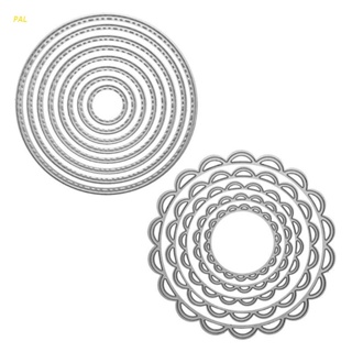 Círculo Rendas Corte Metal Morre Estêncil Scrapbooking Álbum Selos Cartão Embossing em Oferta na Shopee