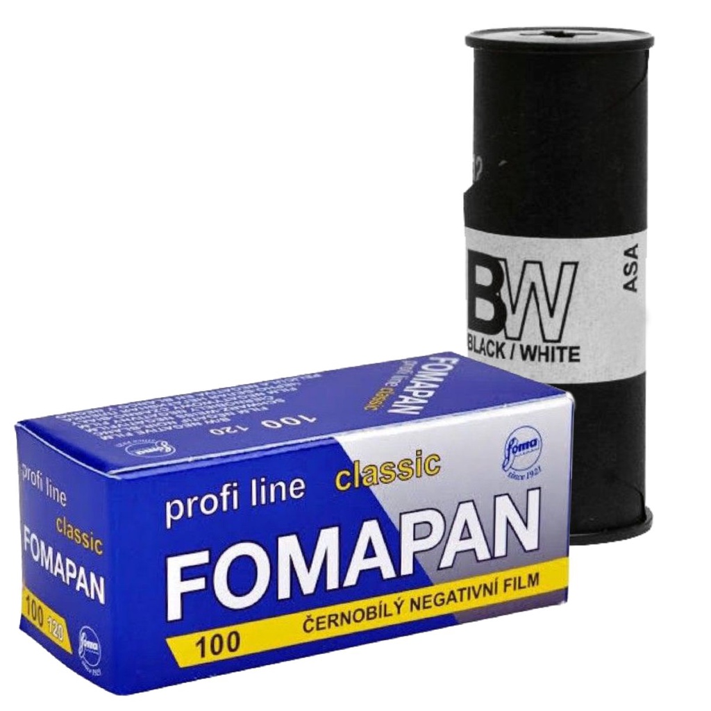 Filme 120 Preto e Branco Médio Formato ISO 100 Fomapan Classic