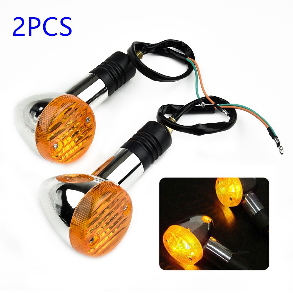 2 Peças Luzes de sinalização De Seta Para Motocicleta Honda Shadow VT 750 1100 VTX 1300 1800 C