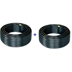Mangueira Irrigação Tubo Preta Plástica 3/4 200m Reforçada Promoção