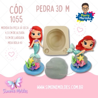 Molde de Silicone - Pedra 3D M - CÓD 1055