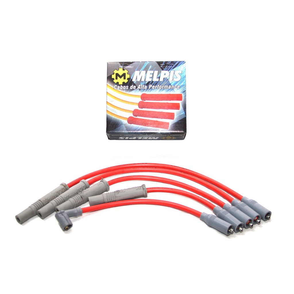 Cabo de vela Vermelho 10mm Apolo AP carburador motor 1.8 1990 - 1991-1992 Melpis ST-F22
