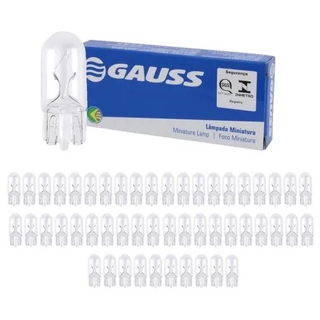 Kit 50 Lâmpadas Pingão 2825 12V 5W - Gauss em Oferta na Shopee