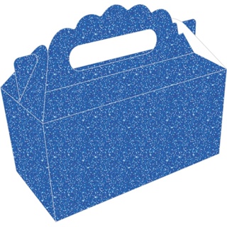 5 Caixa maleta doces festas infantil TEMA GLITTER AZUL  73.7 em Oferta na Shopee