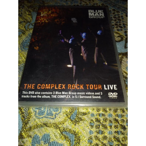 dvd blue Man group The complex rock tour live NOVO ORIGINAL LACRADO