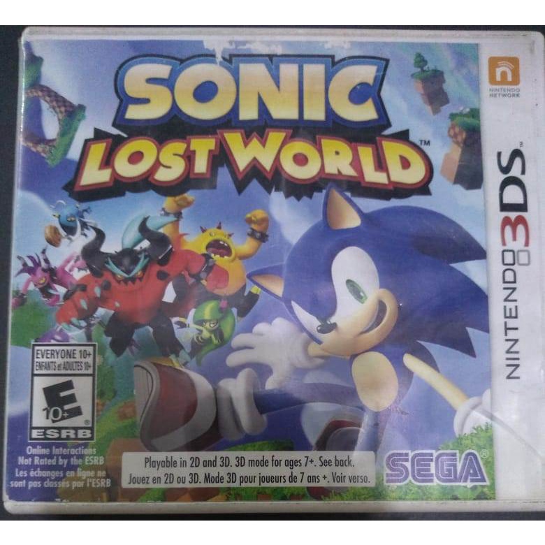 Sonic Lost World - 3ds americano original