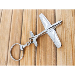 Chaveiro de Aviação modelo Avião Tucano FAB Embraer em Metal Cromado em Oferta na Shopee