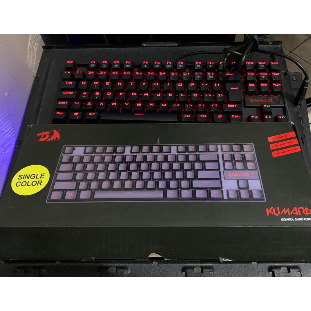 Teclado Mecânico Gamer Redragon Kumara Single (recondicionado)
