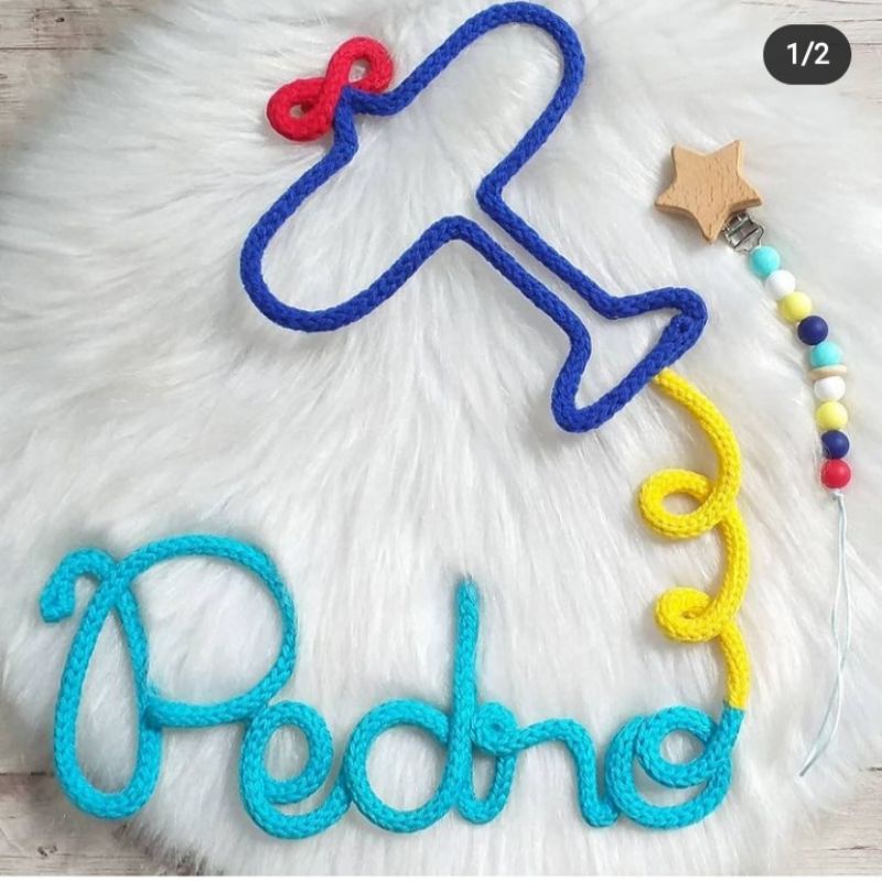 Tricotin Avião, porta maternidade