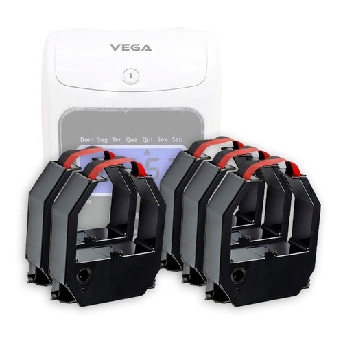 Kit 5 Fita Para Relógio De Ponto Henry Vega Dataprint 945 em Oferta na Shopee