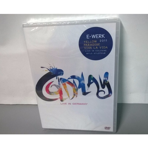 DVD Coldplay - Live In Germany (Original e Lacrado)