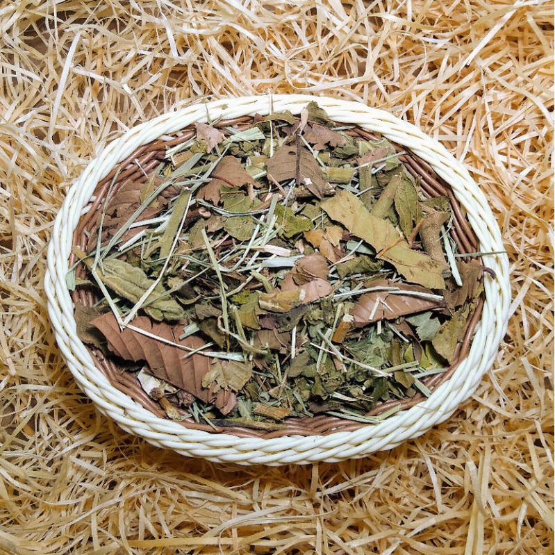 Mix Carinha de Mato - 100g de Mix e enriquecimento natural de ambiente - Para hamsters, gerbis, camundongos e PDI's