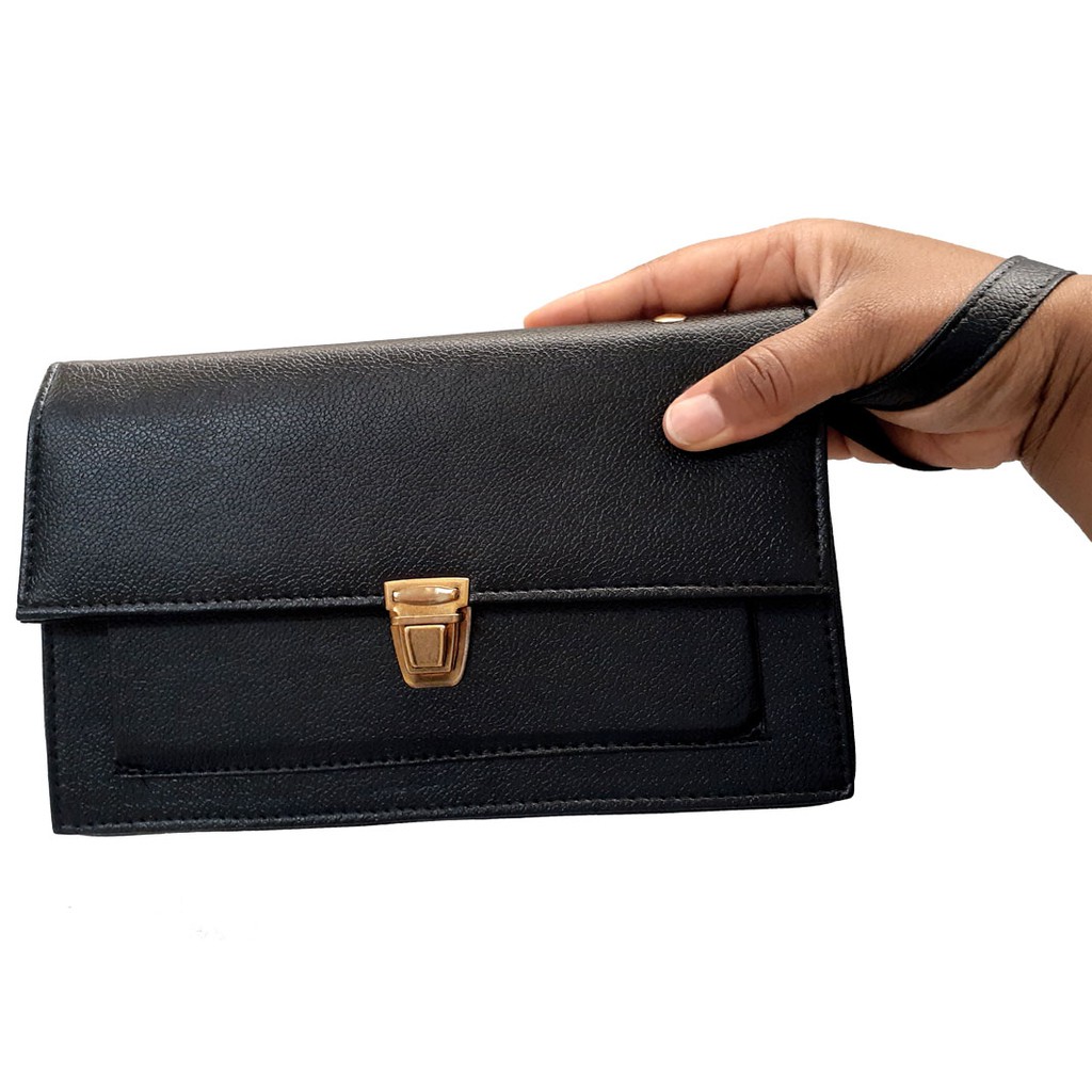 Bolsa Capanga de Mão Social Executiva Pasta Biblia Carteira Longa em Oferta na Shopee