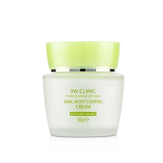 3w clinic snail moist control cream 50ml em Oferta na Shopee