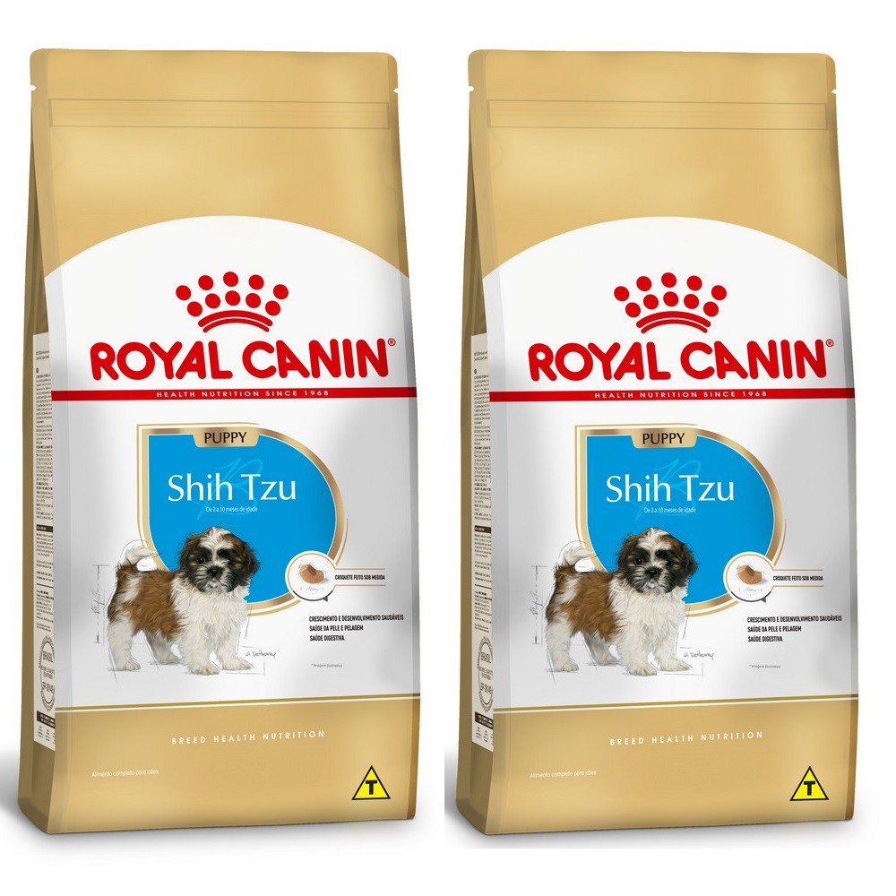 Ração Royal Canin Shih Tzu Puppy 1Kg Kit 2 Unidades