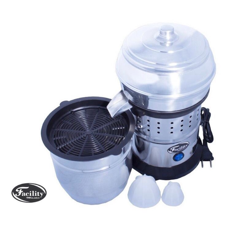 Maquina de Fazer Suco Laranja Limão Frutas Industrial Inox 500w Bivolt Copo 3 Litros