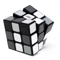 Cubo Mágico 3x3 Fellow Cube P&B Wandinha Cuber Brasil Lubrificado e Regulado