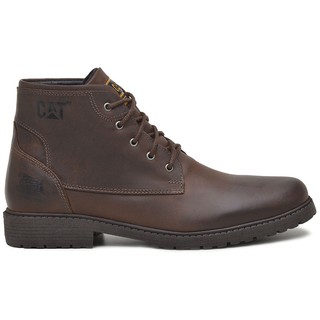 Bota Social Casual em Couro Legitimo e Officer 4000 Café