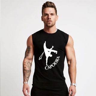 Regata Masculina Machão Capoeira Camiseta Academia Treino em Oferta na Shopee
