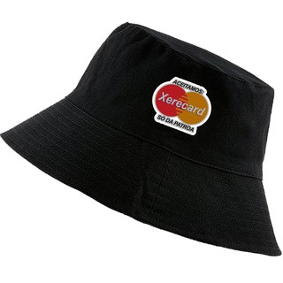 Chapéu bucket hat unissex Aceitamos xerecard só da patroa boné