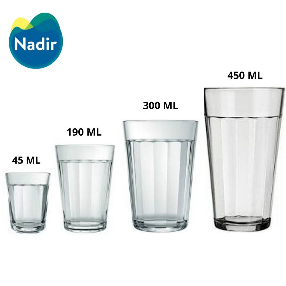 Conjunto C 6 Copos Copo Americano Grande Nadir Suco Agua Cerveja Vidro Shopee Brasil 