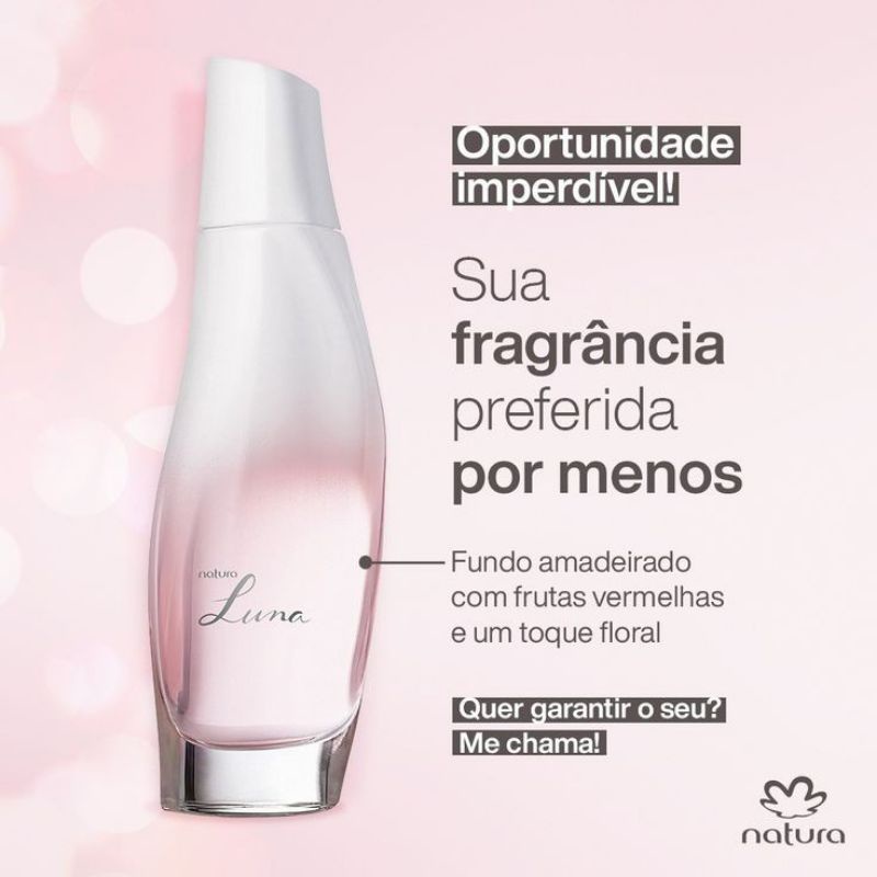 Perfume LUNA Feminino - 75ml Natura | Shopee Brasil