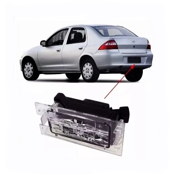 Lanterna Placa Prisma 2006 2007 2008 2009 2010 2011 2012 em Oferta na Shopee