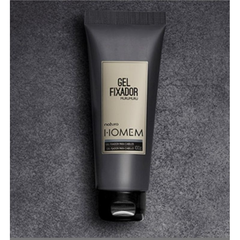 Gel Fixador Natura Homem 100g , murumuru, gel modelador para cabelos  masculinos. | Shopee Brasil