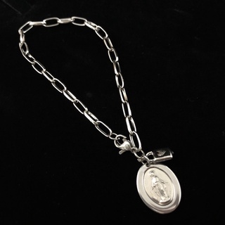 Pulseira cadeia da consagração com medalha milagrosa Nossa Senhora das Graças