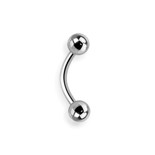 Piercing  sobrancelha 10mm lábios curvo vertical labret aço cirúrgico 1 unidade- fashion 25 em Oferta na Shopee