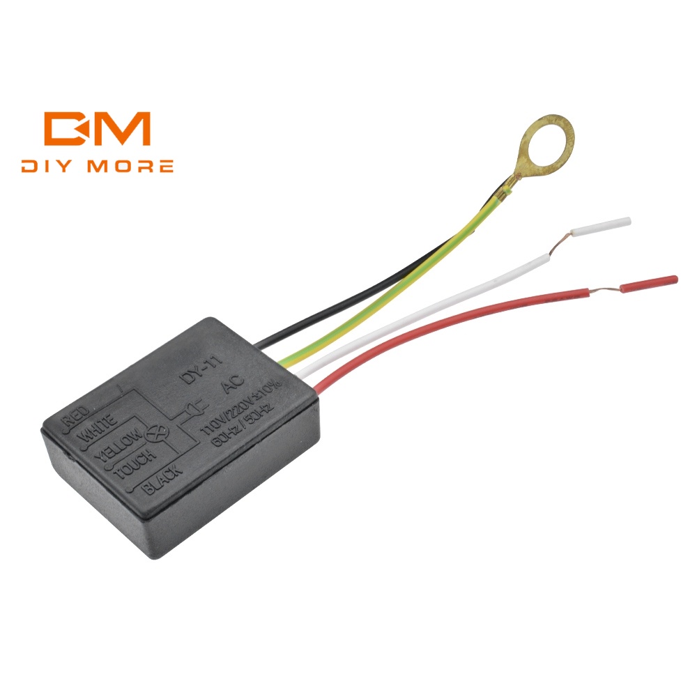 DIYMORE AC 220V Partes Leves De Mesa On/Off 1 Way Lâmpada Interruptor Sensor De Controle De Toque em Oferta na Shopee