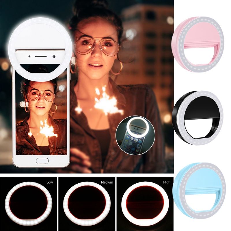 Anel Luminoso Para Celular Flash Selfie Mini Ring Light (ENVIO IMEDIATO)