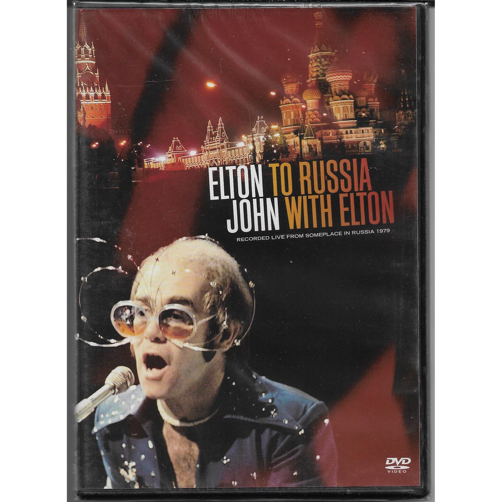 DVD Lacrado Elton John - To Russia With Elton - Original Novo Lacrado De Fábrica