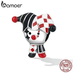 Bamoer Pingente De Palhaço Em Prata 925 DIY Acessórios SCC2237