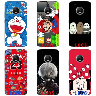 Capa Flexível De Silicone Com Estampa Colorida Com Estampa De Desenho Para Motorola Moto G5 Plus
