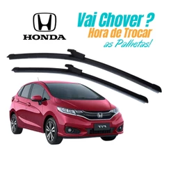 Par Palheta Limpador Parabrisa Dianteiro Honda Fit 2018 2019 2020 PROMOÇÃO SHOPEE