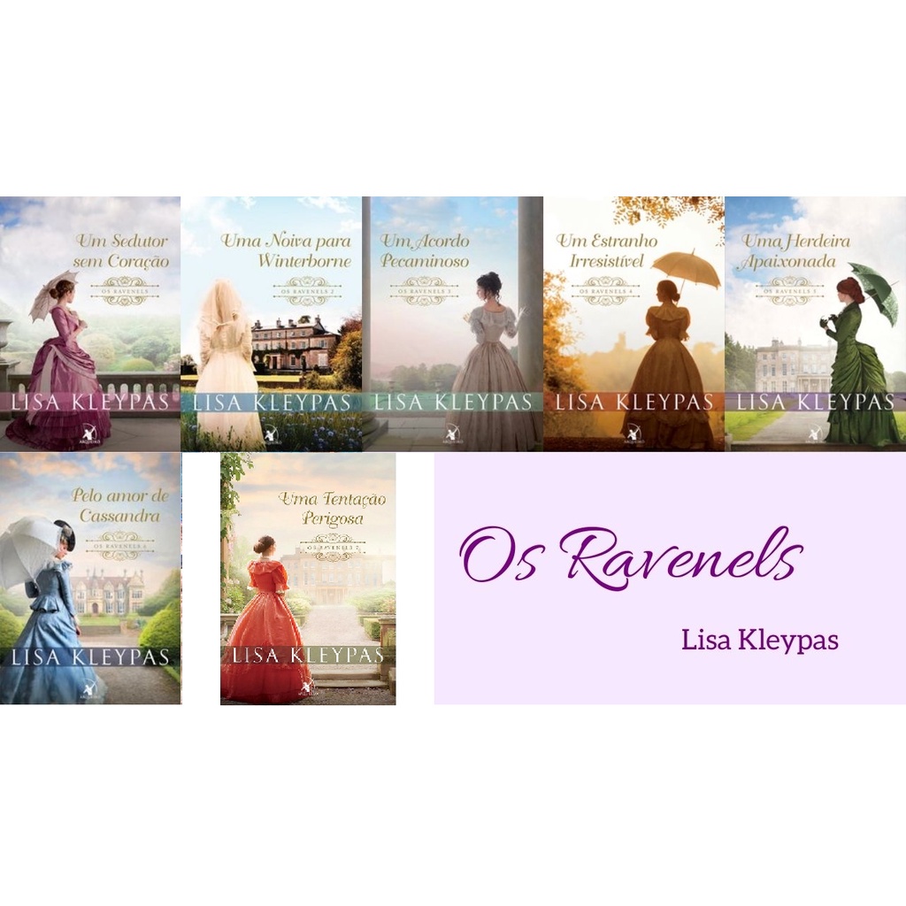 kit 7 livros OS RAVENELS Lisa Kleypas INCLUI Uma Tentação Perigosa