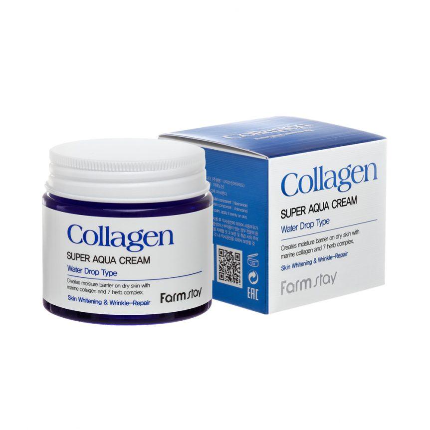 farmstay collagen super aqua cream 80g
