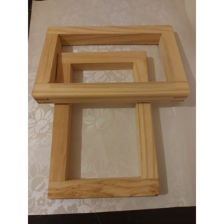 Molduras Quadros De Madeira Para Telas Silk Screen Serigrafia em Oferta na Shopee