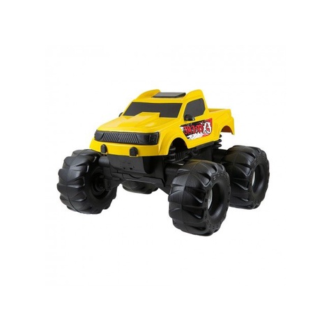 Brinquedo Super Picape Extreme Monster Truck Amarela 38cm