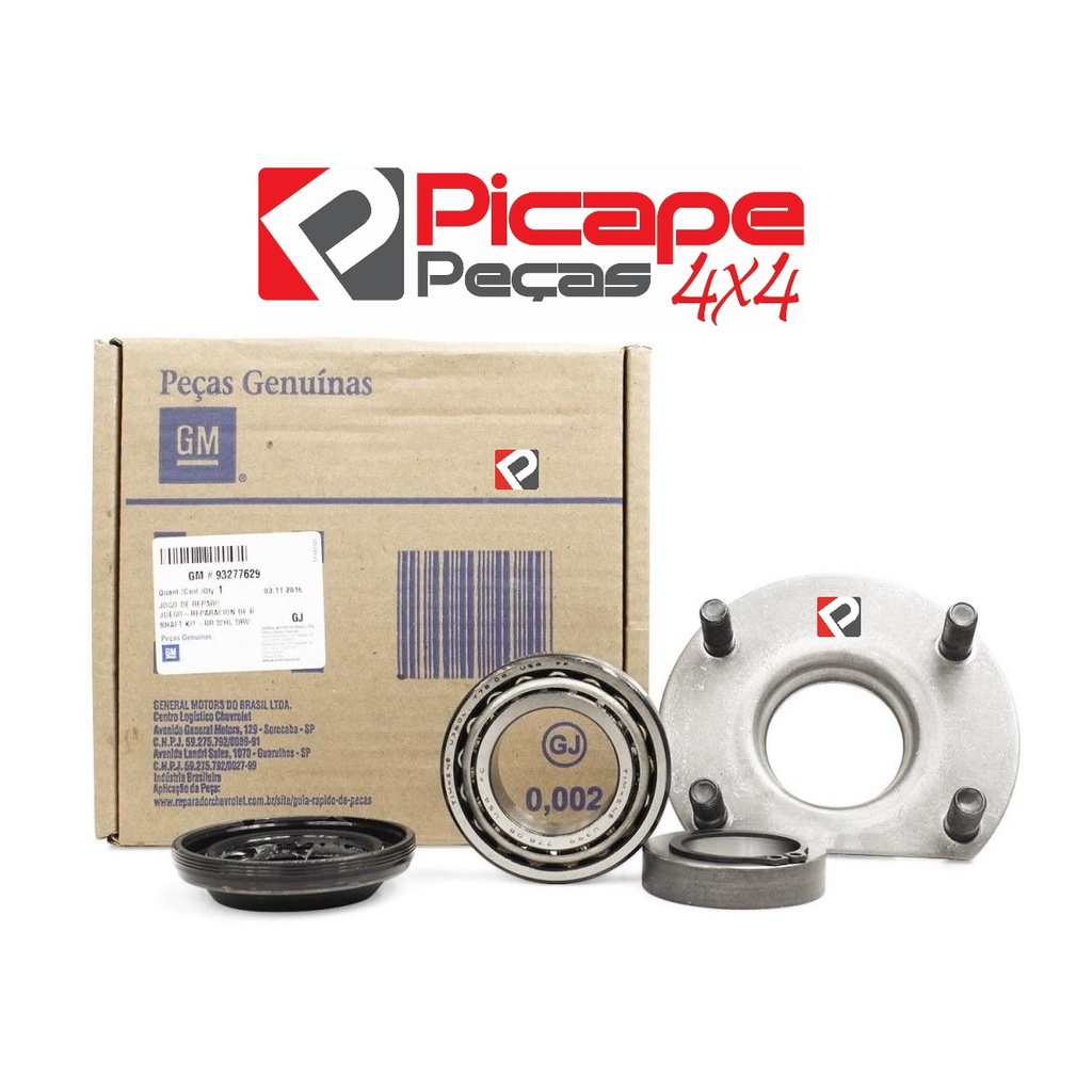 Kit Rolamento Semi Eixo Traseiro S10 1996/2011 93277629