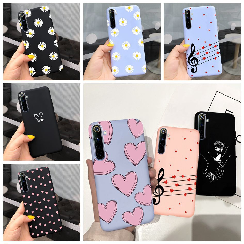 Capa Tpu Flexível Fosca Tom Pastel Para Realme C15 C3 6 6i 6 Pro Realme 5 5i 5s Realmec15 C 15 Rmx2180