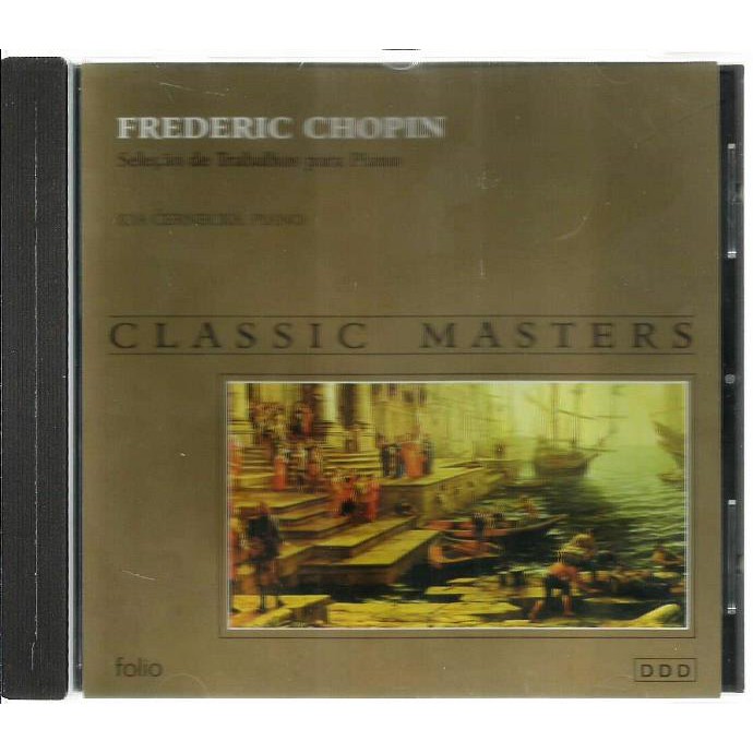 1086 Mcd- Cd Original 1997- Classic Master- Frédéric Chopin- Seleção de Trabalhos Para Piano