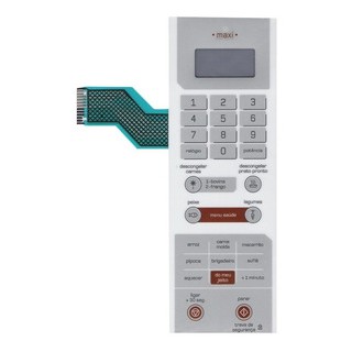Membrana Teclado Microondas Brastemp Bms35 Bms 35 Ab Maxi