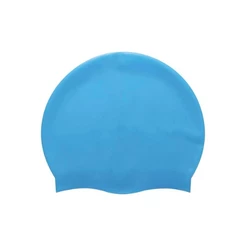 Touca de Natação Silicone Juvenil Azul - Mor