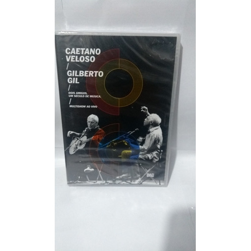 Dvd Caetano Veloso / Gilberto Gil Multishow Ao Vivo Lacrado