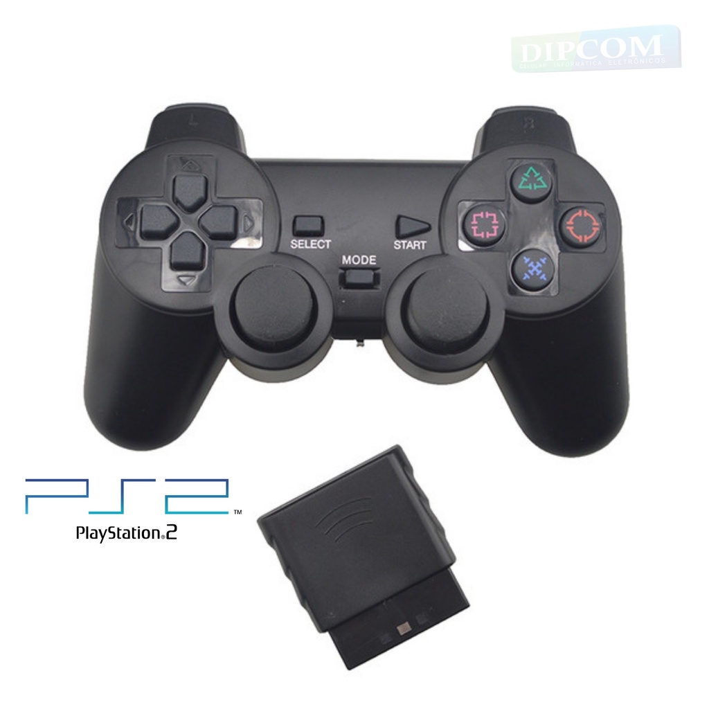 Controle para Playstation 2 - Controle para PS2 - SEM FIO