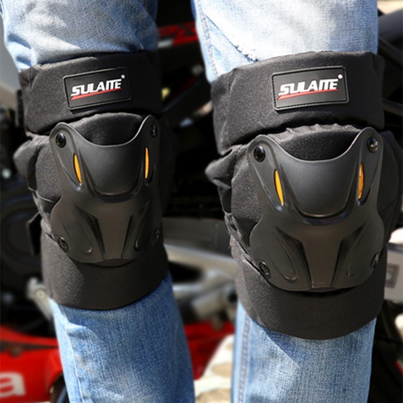 SULAITE Motos De Corrida De Motocicletas Joelheiras Protetores De Veludo Blindagem