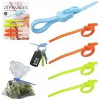 Kit com 4 Peças Lacre Zipper para Fechar Diversos Compartimentos Super Prático - 1420 100% GARANTIDO