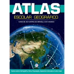 Livro - Atlas escolar geográfico 2017 - 48p - Ciranda Cultural